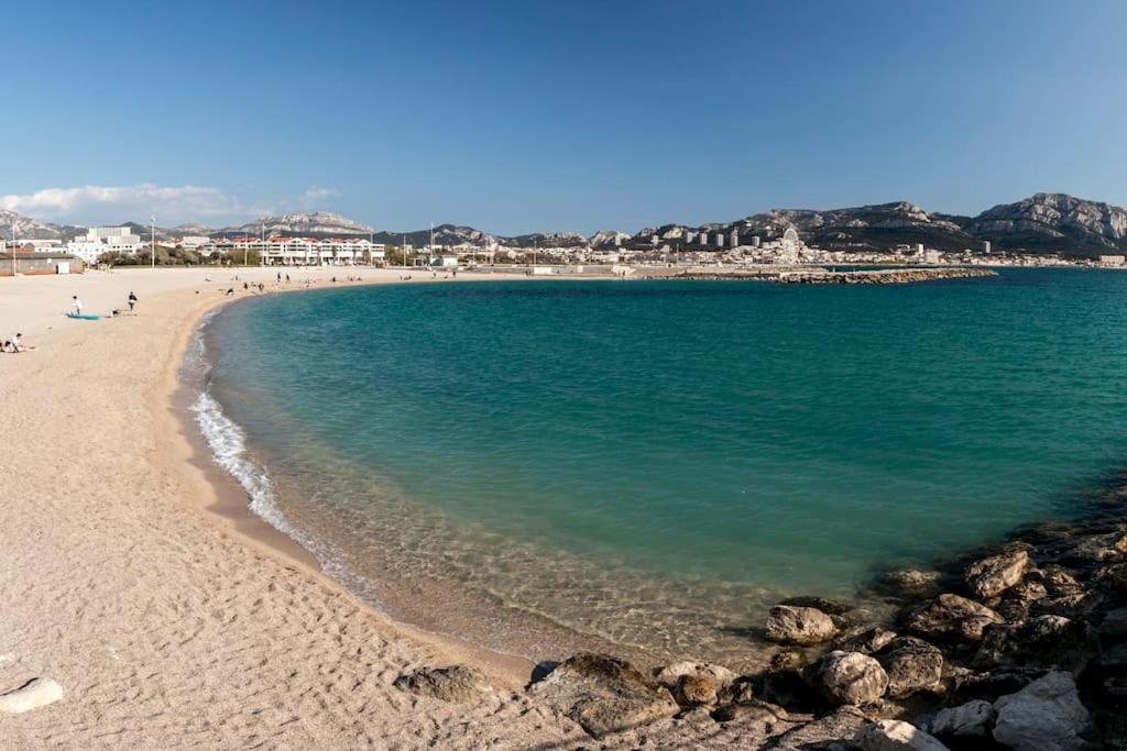 Residence Bord De Mer-Terasse-Plage Prado David 马赛 外观 照片