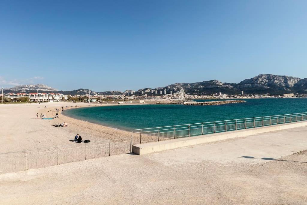 Residence Bord De Mer-Terasse-Plage Prado David 马赛 外观 照片